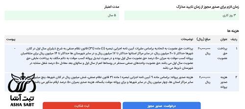 جواز کسب تولید چرم خانگی